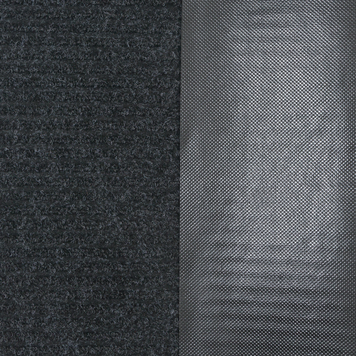 Коврик влаговпитывающий "ребристый"  90*150 см (черный) (1/5) "sunstep" 35-073