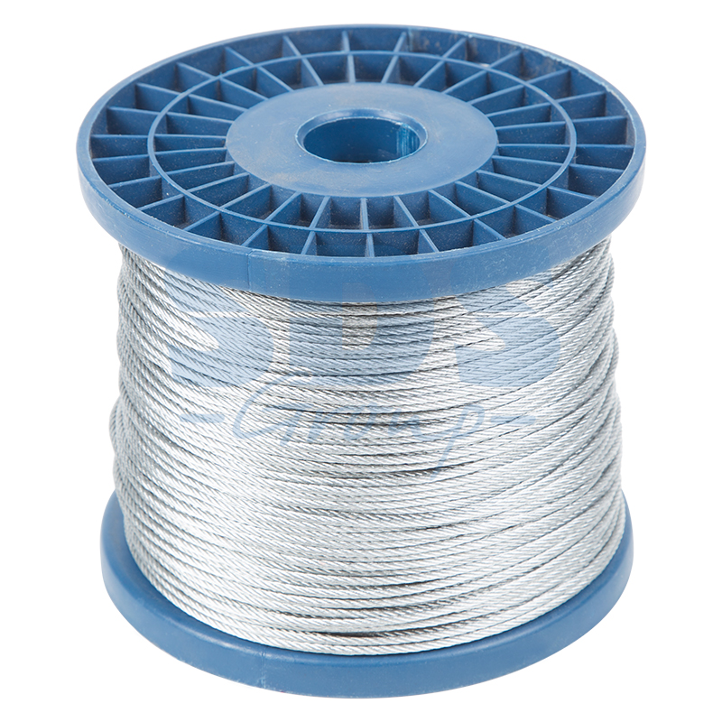 Трос стальной din 3055 6x7 м3, 200 м (1) "rexant" 09-5530