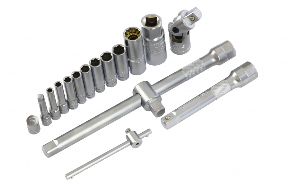 Набор инструментов 78 предметов , 120 зубьев, CrV, 1/4", 1/2" Gross (14148)