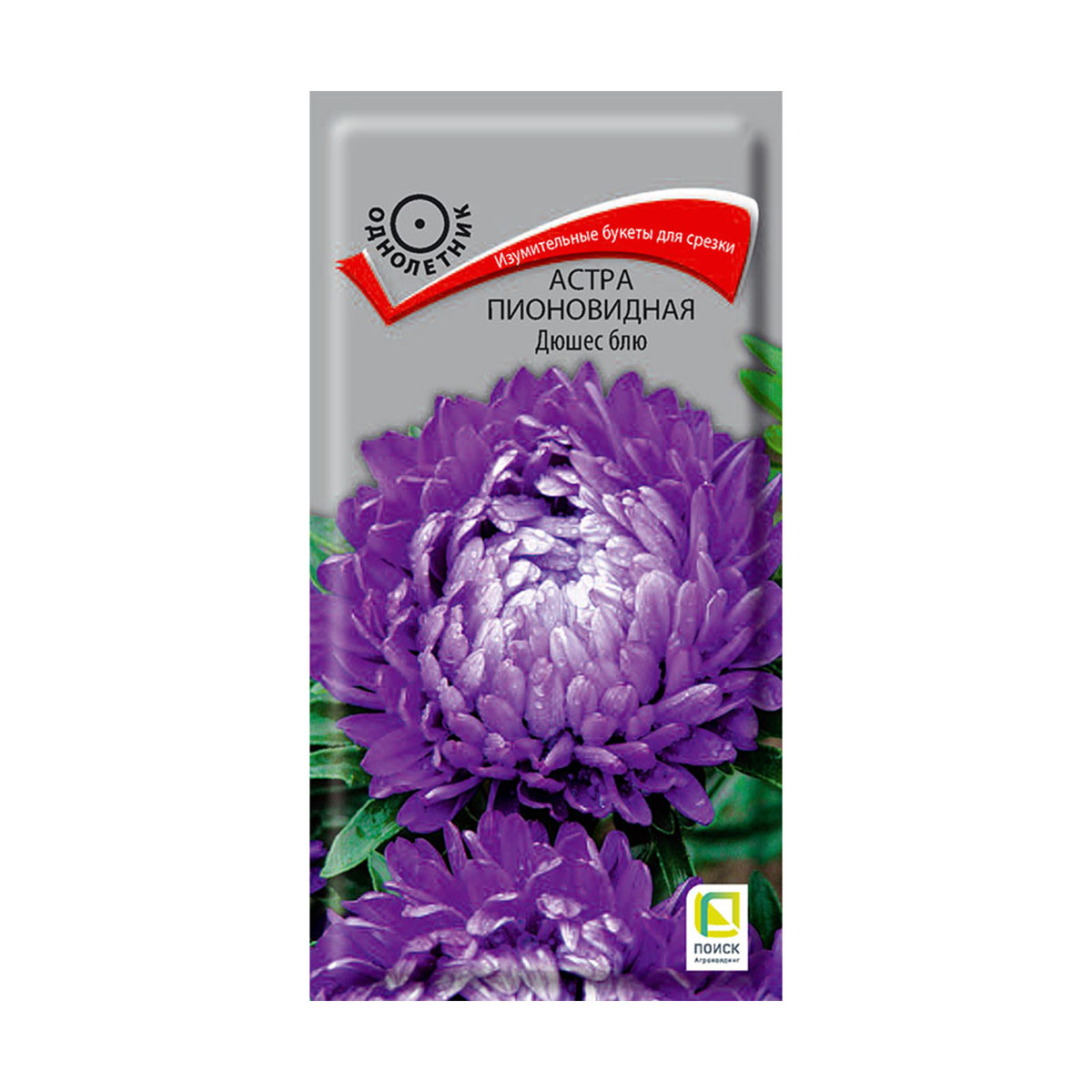 Семена цветов астра пионовидная "дюшес блю" ("1) 0,3 г (10/100) "поиск"