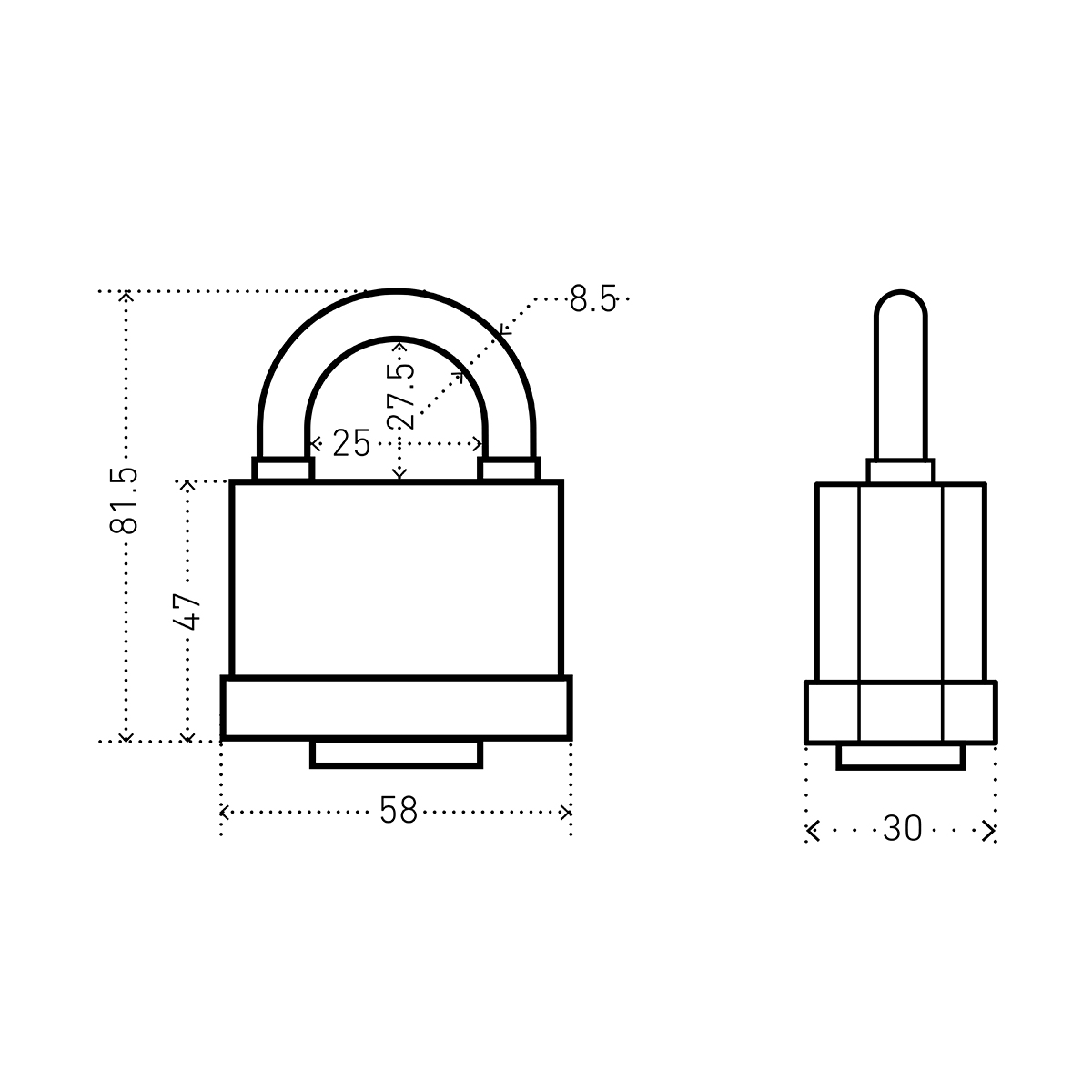 Замок навесной всепогодный вс1ч- 375п  8,5 мм (6 ключей) (1/6/48) "аллюр"