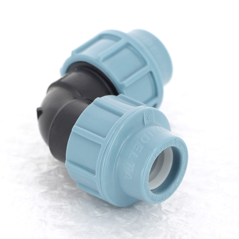 Угол ПНД 40 х 40 мм под обжим для полиэтиленовых труб (ПНД) UNIDELTA