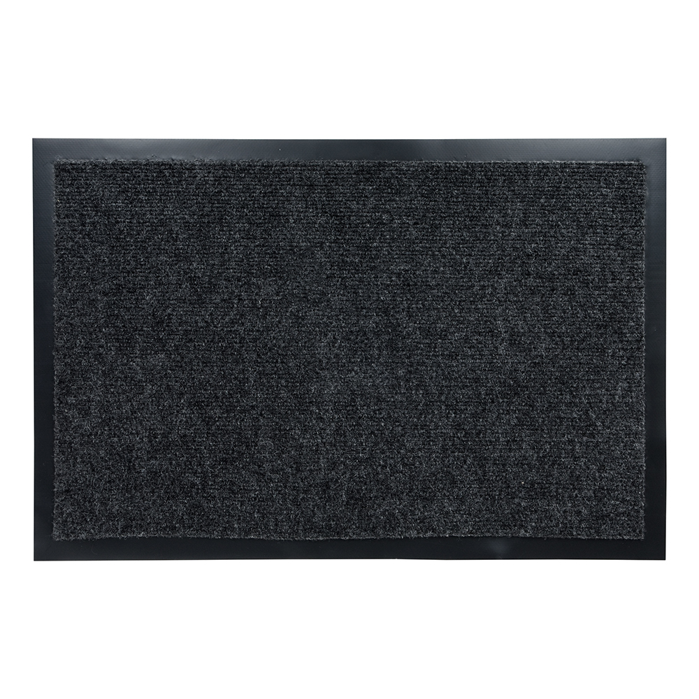 Коврик влаговпитывающий ребристый “trip” 50*80 см серый (1/10) "vortex" 24192