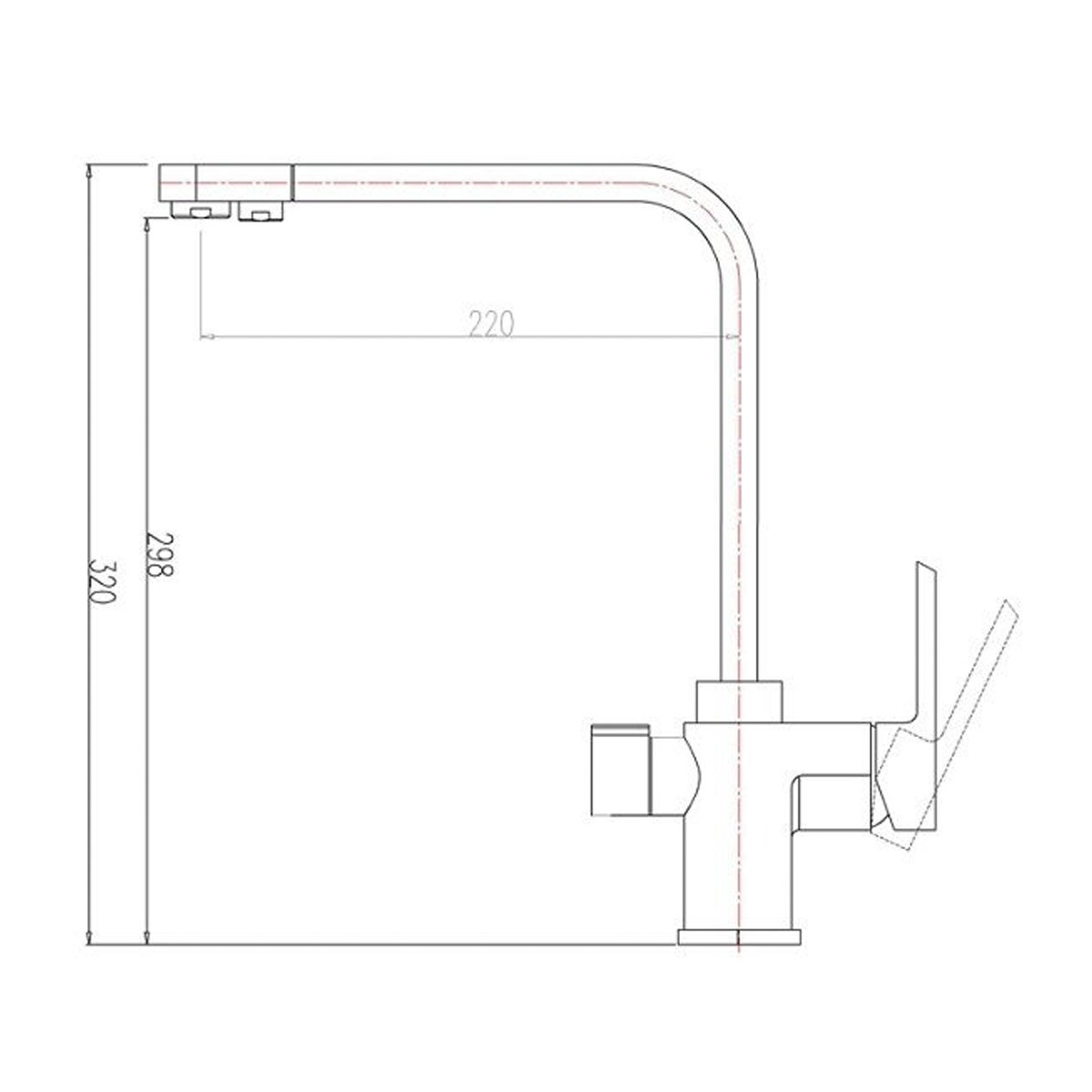Смеситель для кухни с подключ. к фильтру питьев. воды zr 334 yf черный металлик "zorg"