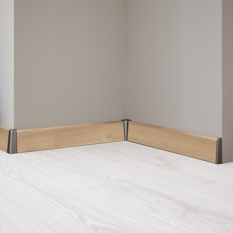 Плинтус KRONOTEX Residence 2400х58х19/ ML 1012 Makro Oak Light Дуб Макро светлый