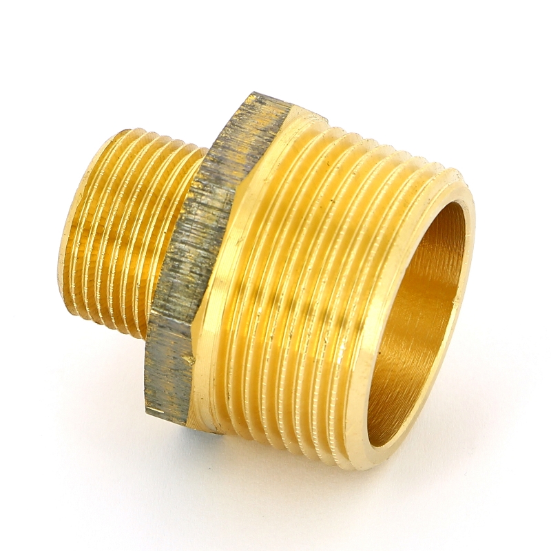 Ниппель резьбовой (НР) 1"1/4 x 3/4" бронза VIEGA (320119)