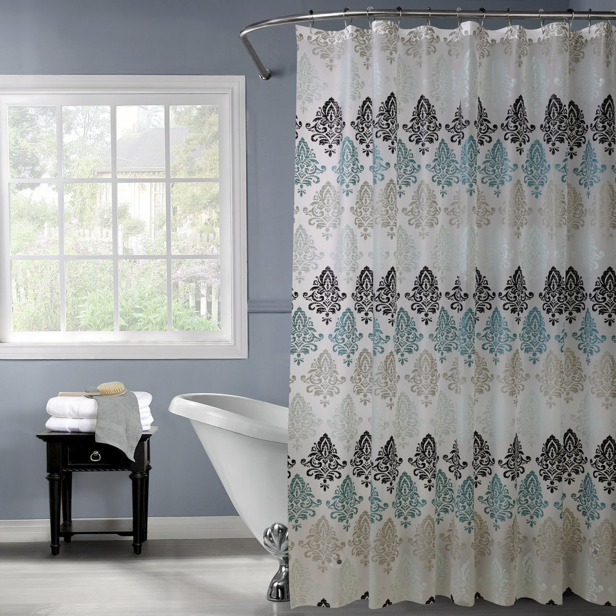 Штора для ванной 180*180 см (peva) "blind" (1/20) "swensa" swc-50-14