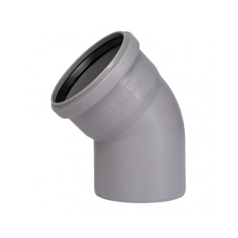 Отвод однораструбный 90 х 45° OSTENDORF HTB для канализации