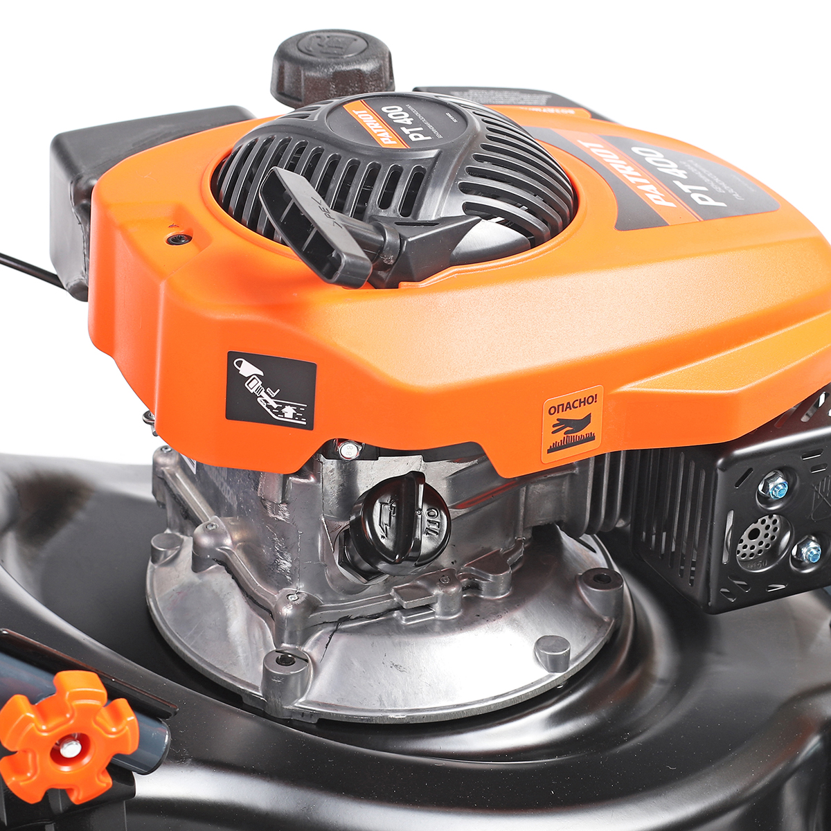 Газонокосилка бензиновая pt-400 45 л (1) "patriot" 512109400