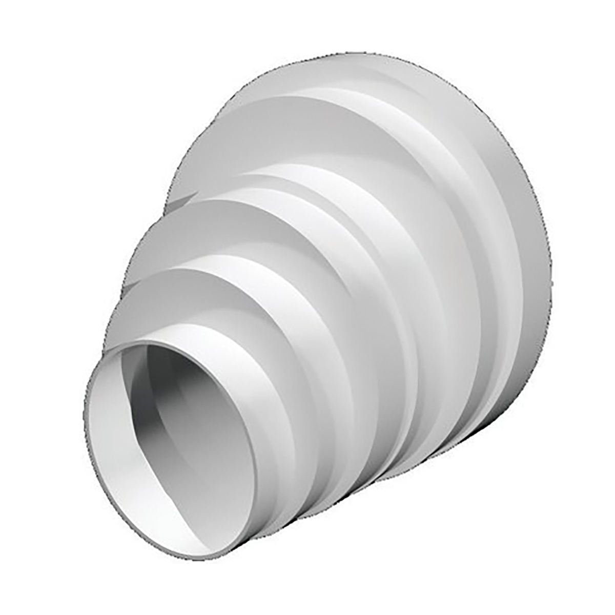 Соединитель круглых каналов эксцентр. d-160/150/125/120/100/80 мм (1/24) "эра" пу16.15.12,5.12.10.8