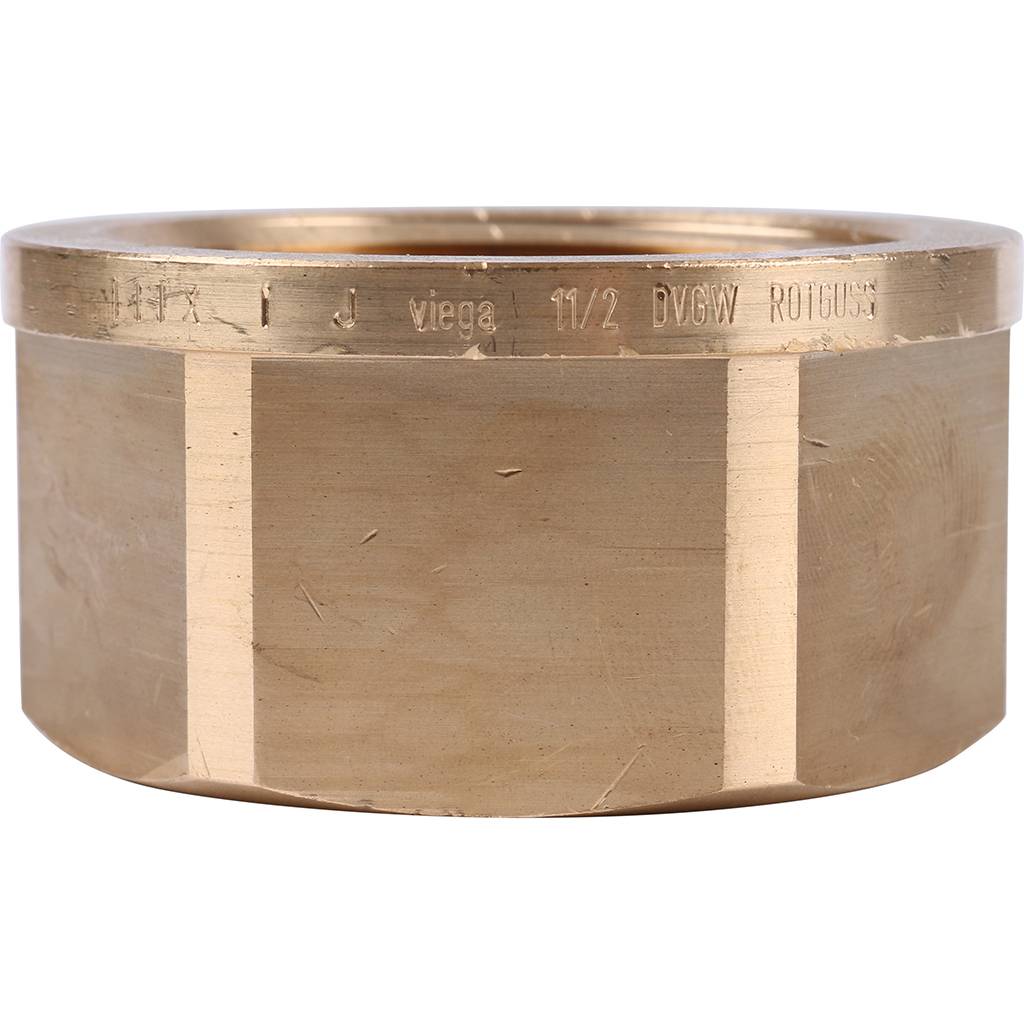 Заглушка резьбовая (ВР) 1"1/2 бронза VIEGA (268329)