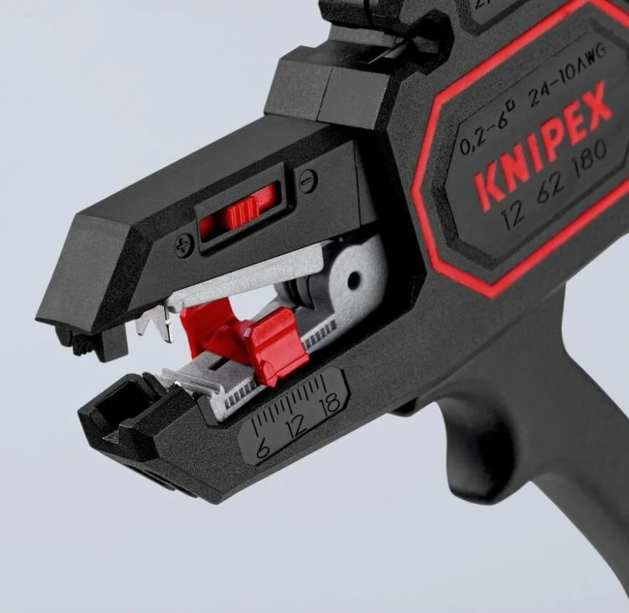 Стриппер Knipex 12 62 180 черный/красный (KN-1262180)