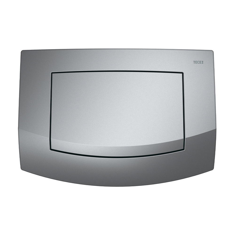 Пластиковая панель смыва TECEambia хром матовый для инсталляции унитаза 152 x 214 x 22 мм
