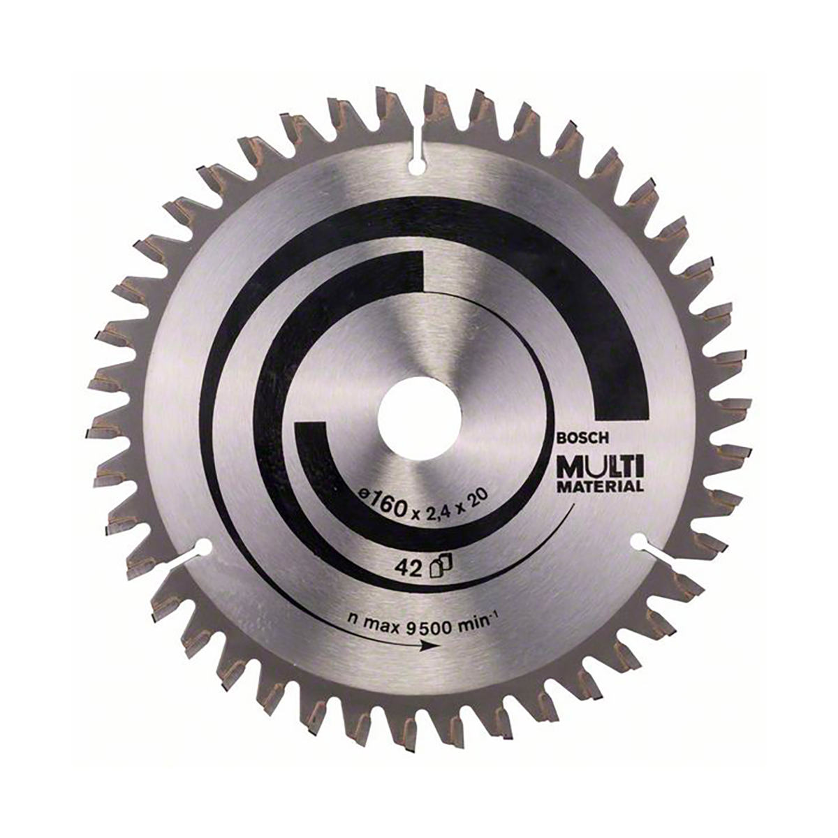Диск пильный универс. "multi material" 160 х 20/16 мм, 42 зуба (1) "bosch" 2608640503