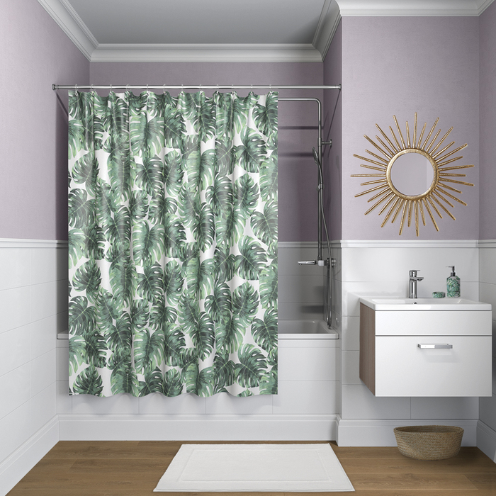 Штора для ванной 200*180 см (полиэстер) (1/20) "iddis" b13p218i11