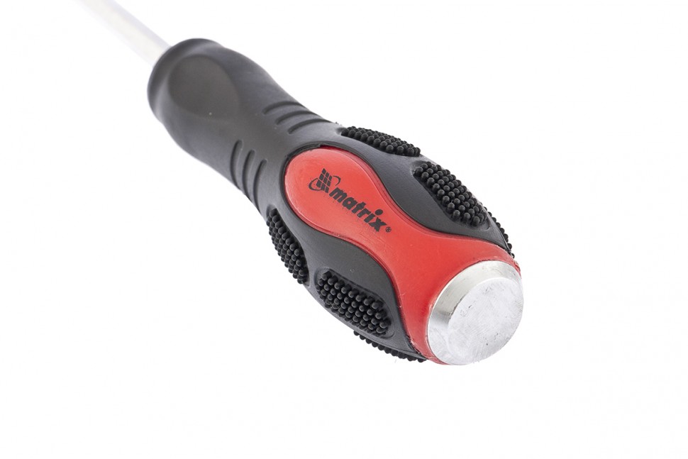 Ударная отвертка, SL5 x 75 мм, двухкомпонентная рукоятка, CrV Matrix (19114)