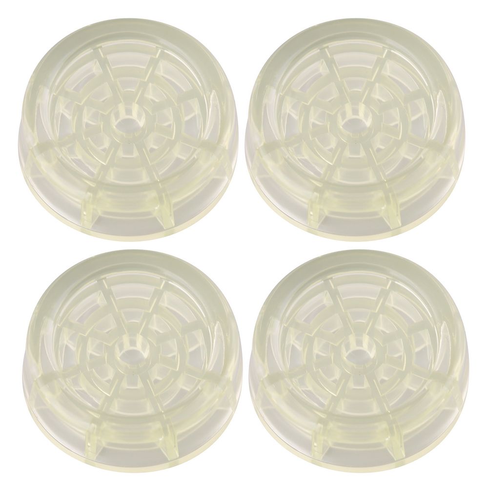 Подставки антивибр. для бытовой техники (круглые прозрачн.) 4 шт. (1/15/45) "мультидом" мт76-134