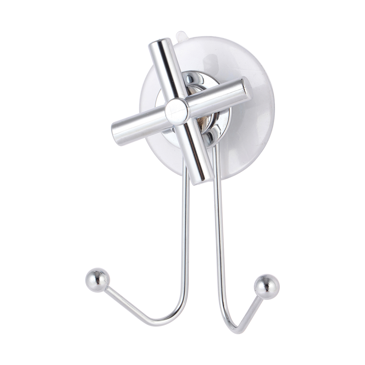 Крючок на присоске двойной хром. (1/24) "рыжий кот" cross-ch-01