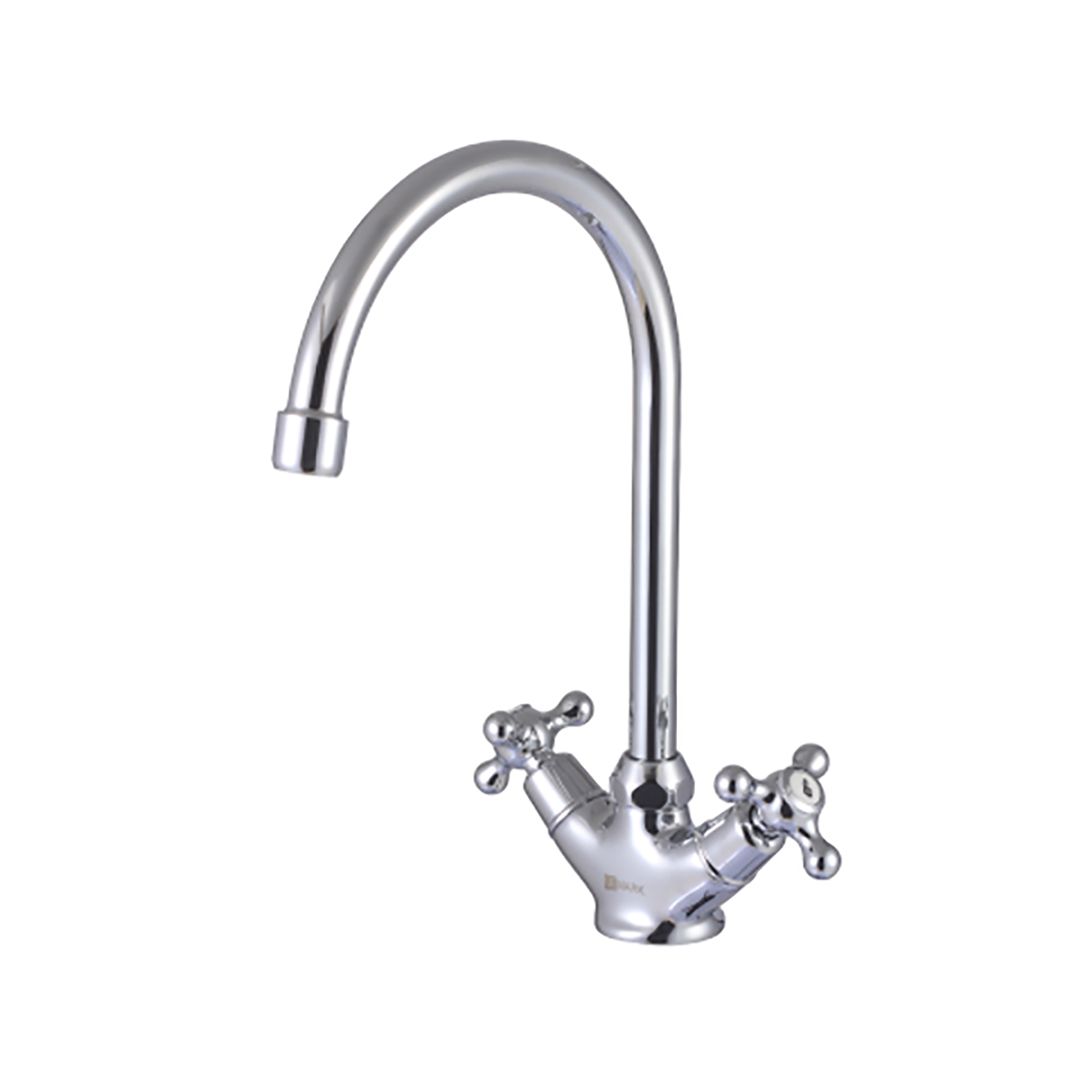 Смеситель для кухни "plus harmony"  lm1405c высокий поворот. излив, двухвентильный (1/12) "lemark"