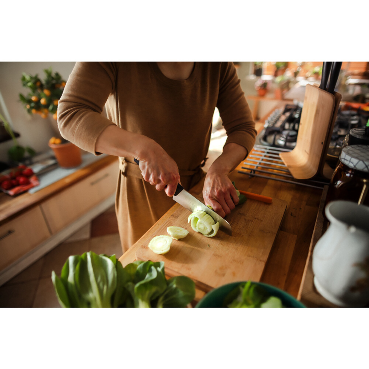 Нож поварской азиатский "functional form" 16 см (1/6) "fiskars" 1057536