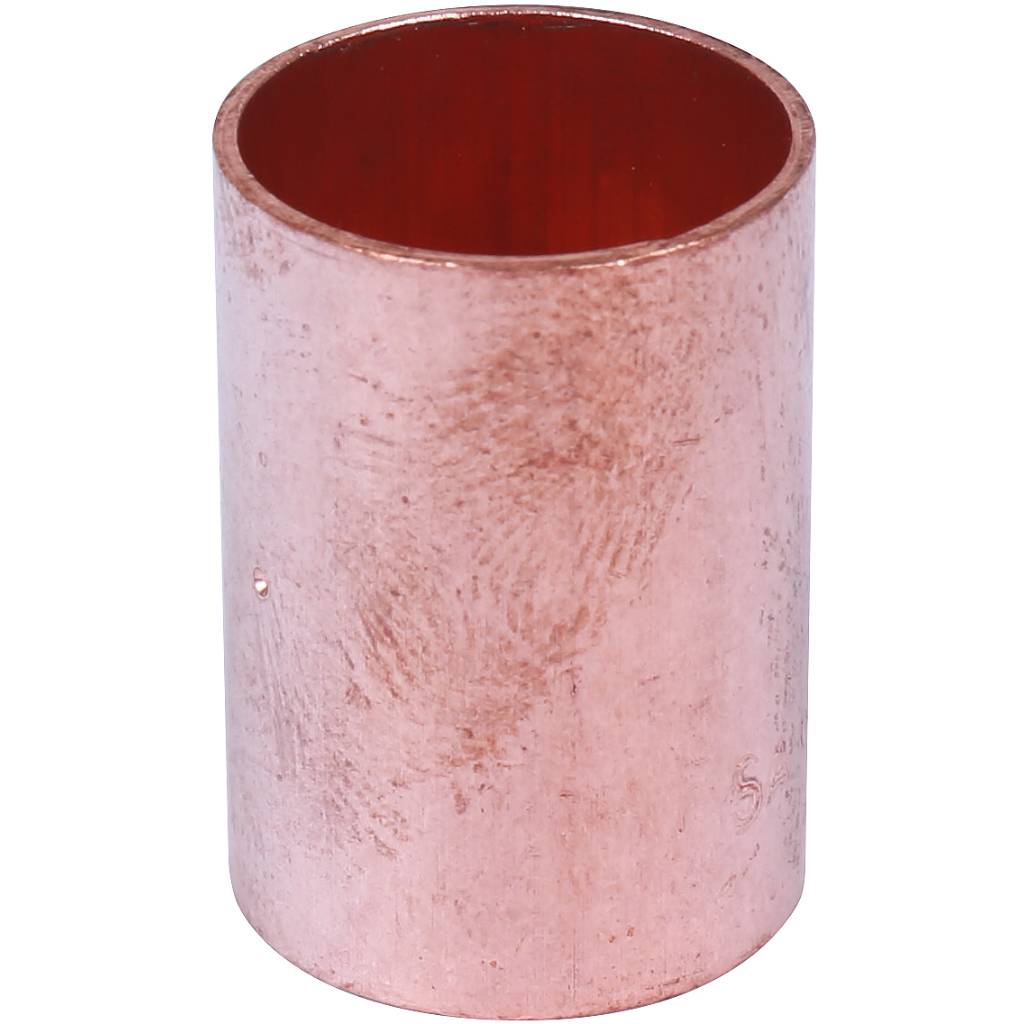 Муфта 18 мм прямая медная SANHA под пайку 1527018