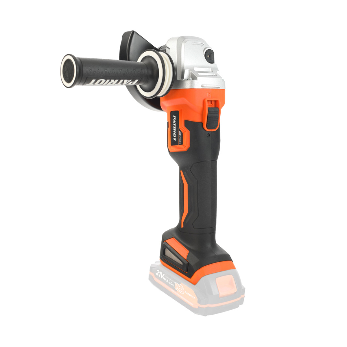 Угловая шлифмашина аккум. ag 125ues (без аккум. и заряд. устр-ва) (1/6) "patriot" 110303125