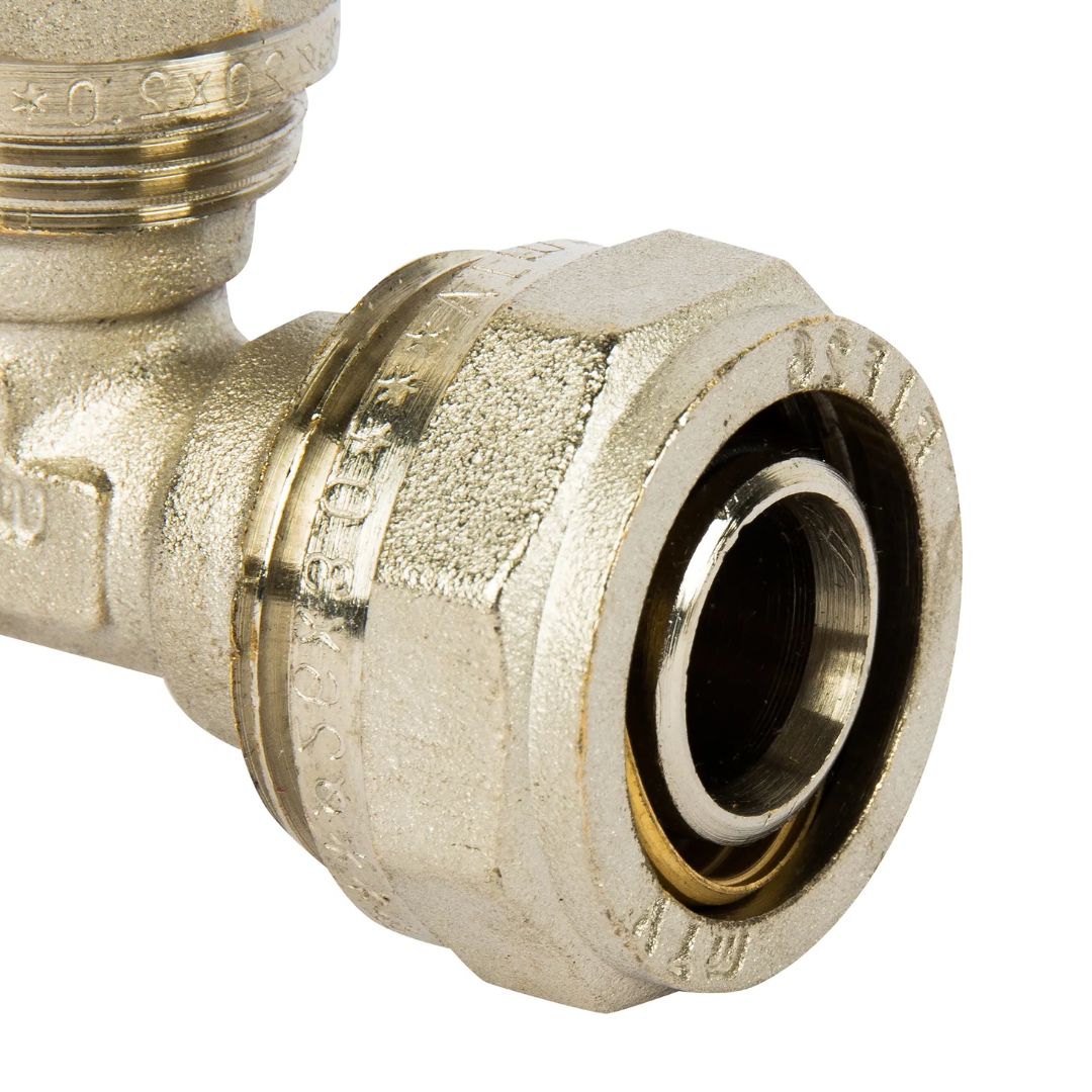 Тройник обжимной для металлополимерных труб 26 х 20 х 16 мм VALTEC