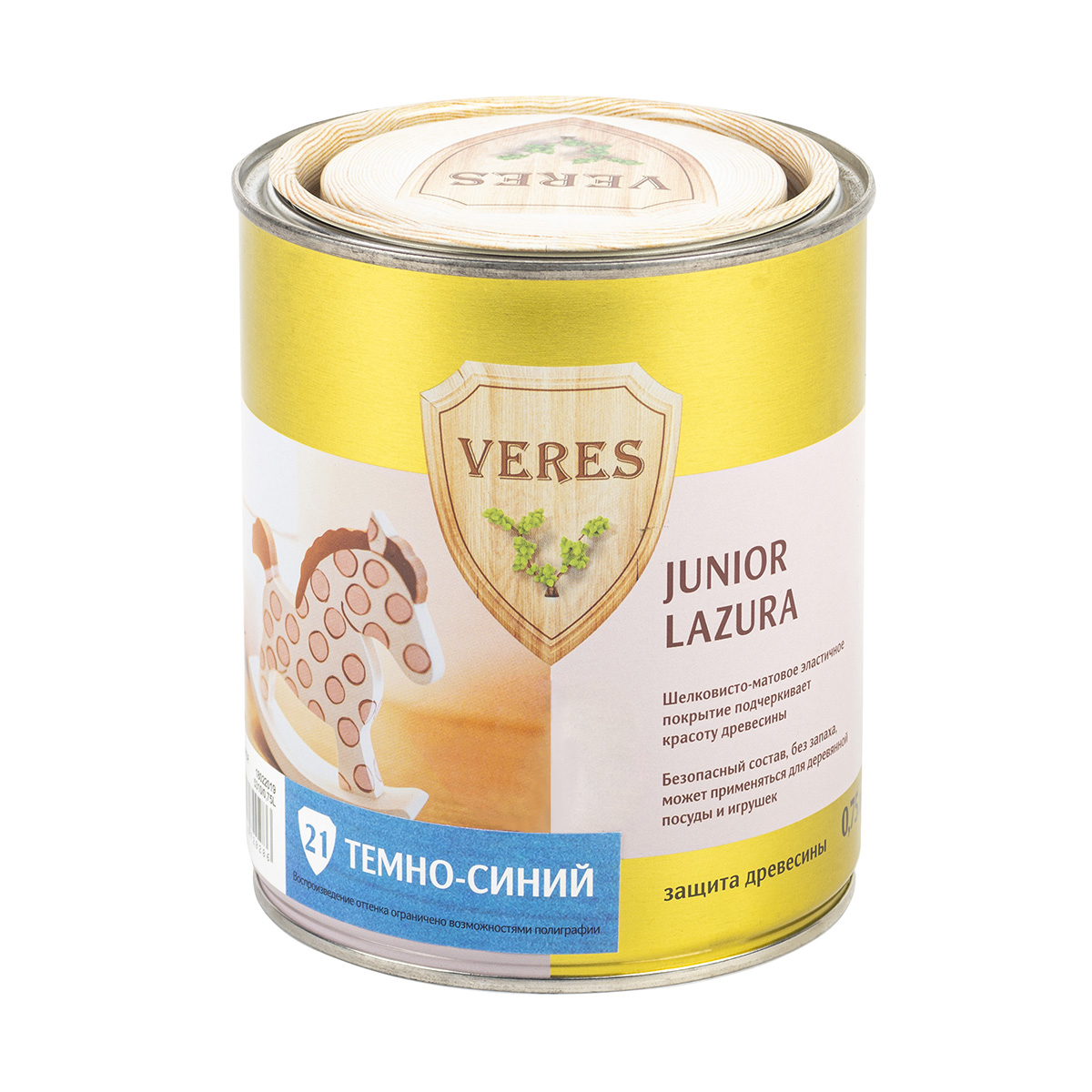 Верес джуниор №21 темно-синий 0,75 л (1/4) "veres"