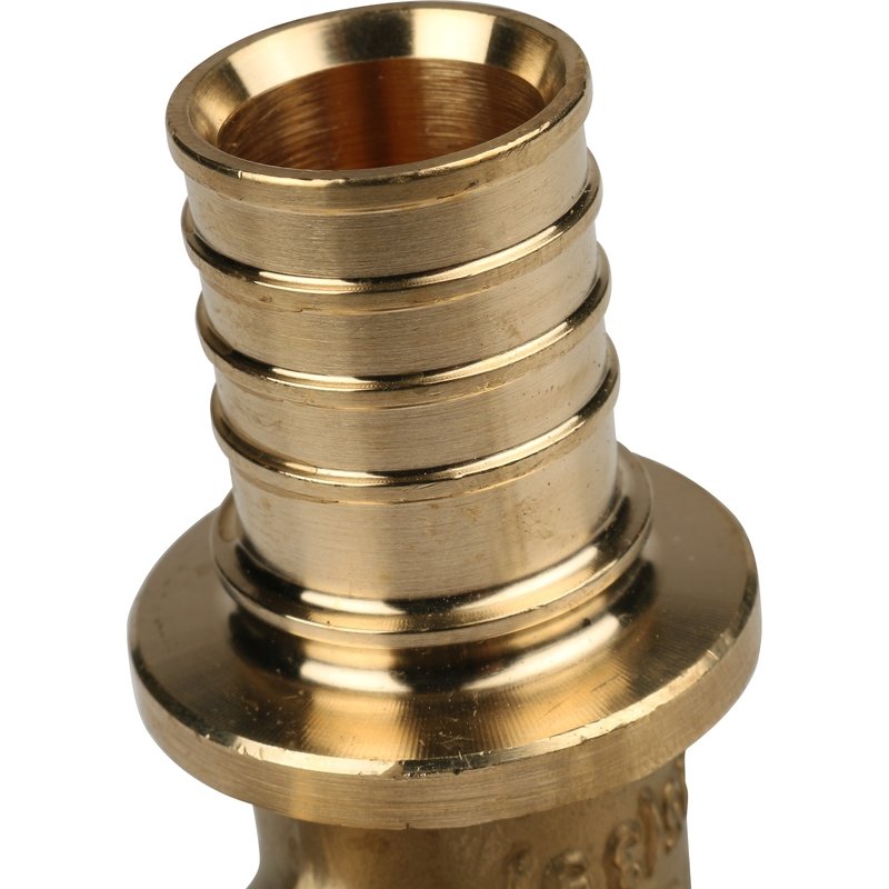 Угол переходной 25 x 1" ВР аксиальный для труб PE-X STOUT