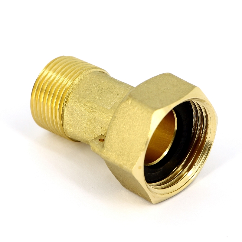 Американка 3/4" x 1" ВН для водосчетчиков с плоской прокладкой латунь UNI-FITT