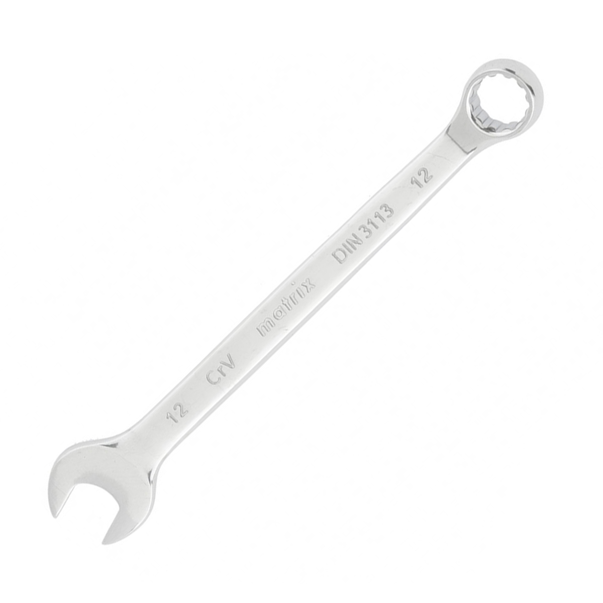 Ключ комбинированный 12 мм полиров. хром (1/200) "matrix"