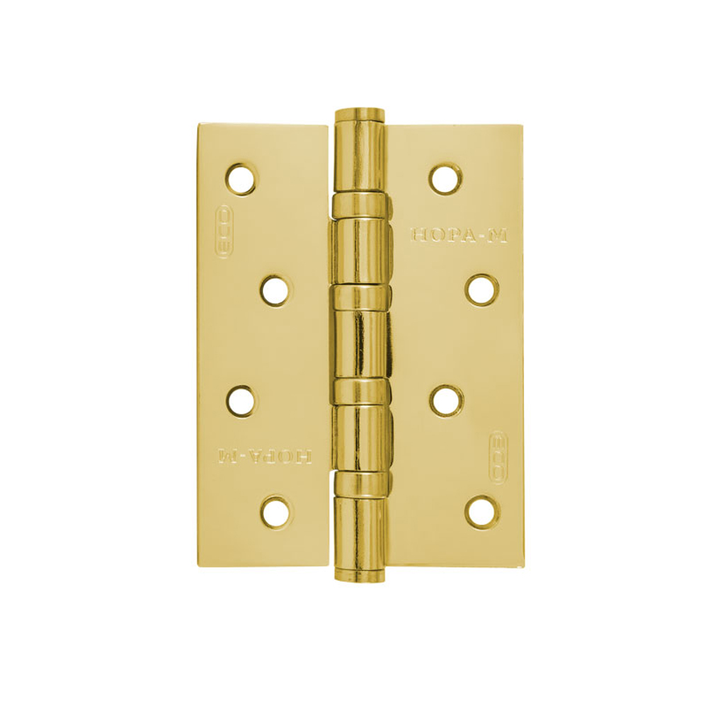 Петля накладн. универс. 4"-4вв eco (100*70*2,5)  латунь (2/100) "нора-м"