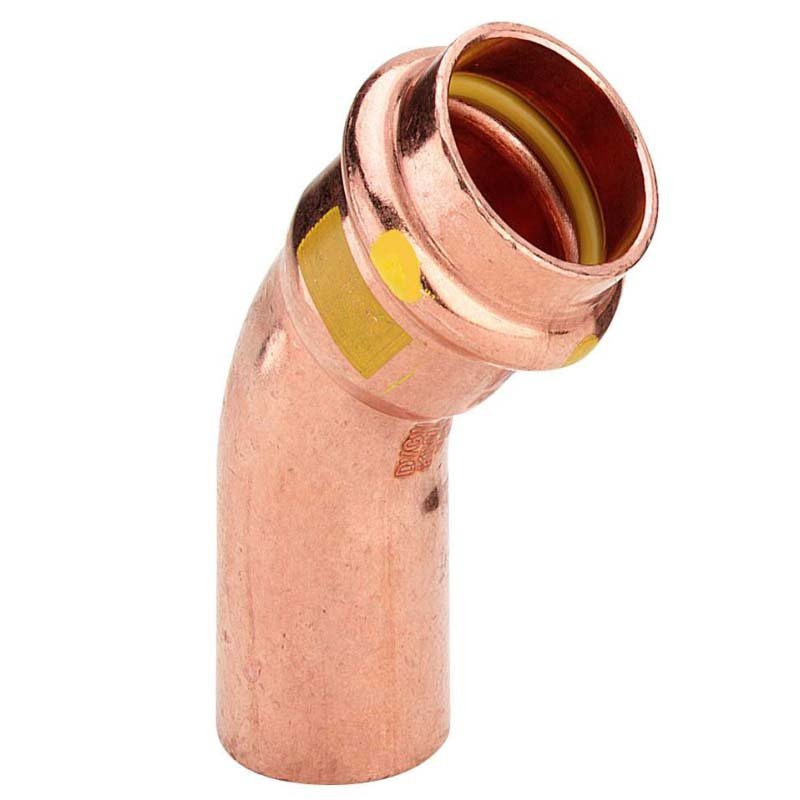 Угол-вставка пресс 45 град. медь Profipress G VIEGA 22