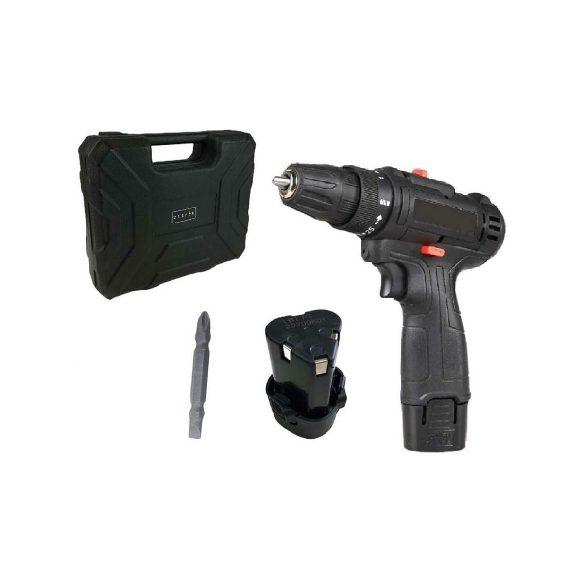 Дрель-шуруповерт аккум. crusher 12-li (2 аккум., заряд. устр-во) (1) "zitrek" 063-4078