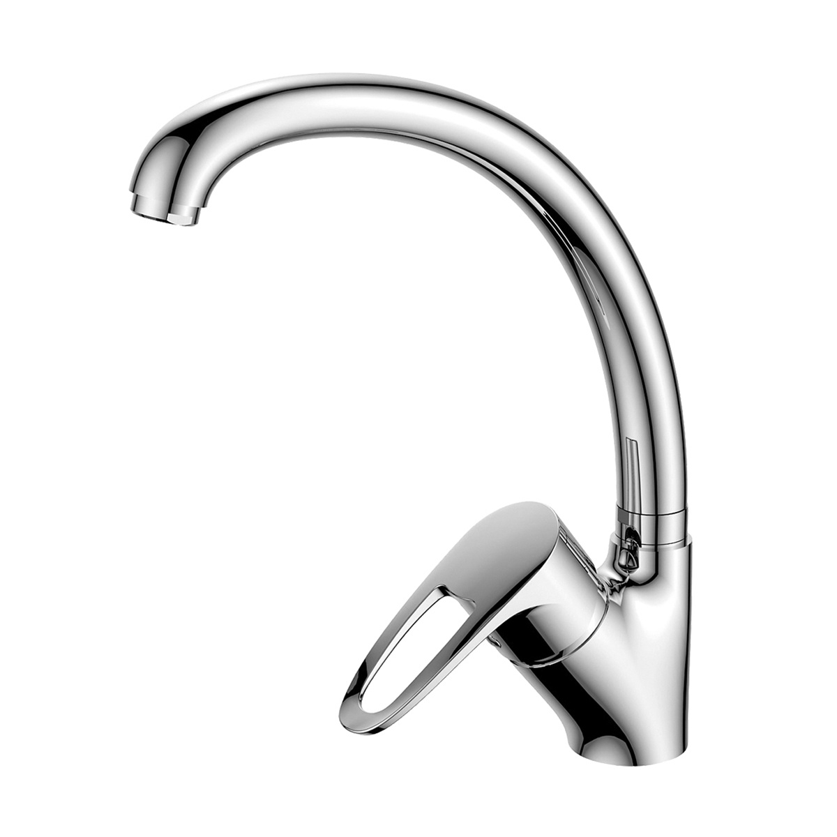 Смеситель для кухни dr70021 высокий поворотн. излив (1/12) "decoroom"