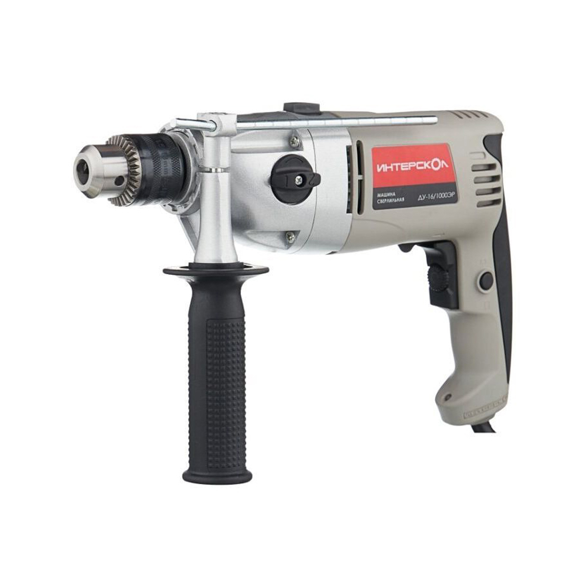 Дрель ударная ду-16/1000эр (1/5) "интерскол" 57.1.3.00
