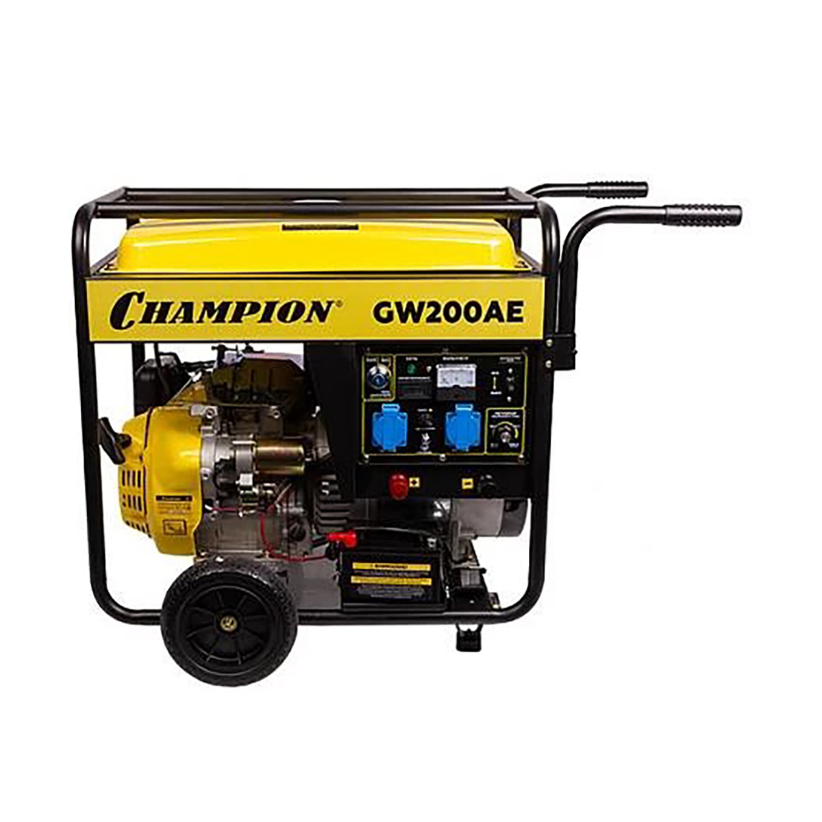 Генератор бензиновый сварочный gw200ae "champion"