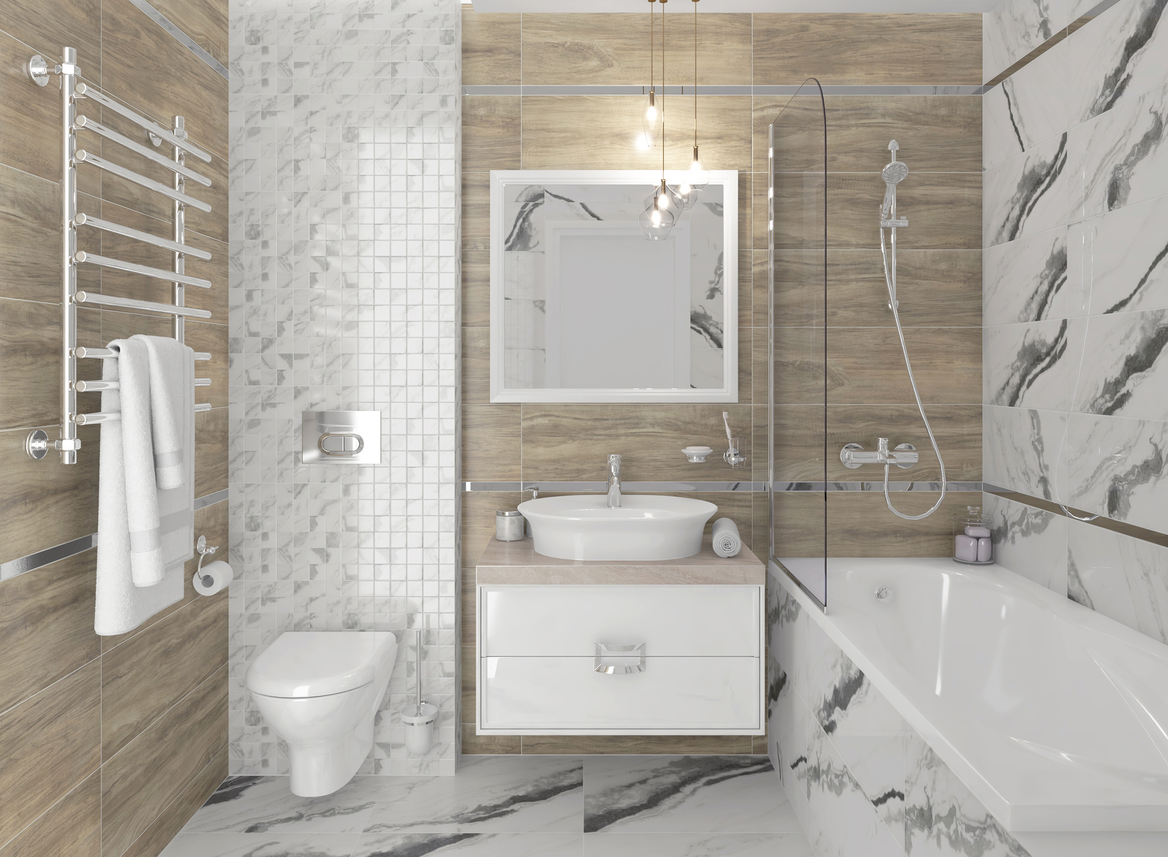 Silver белый 25x75