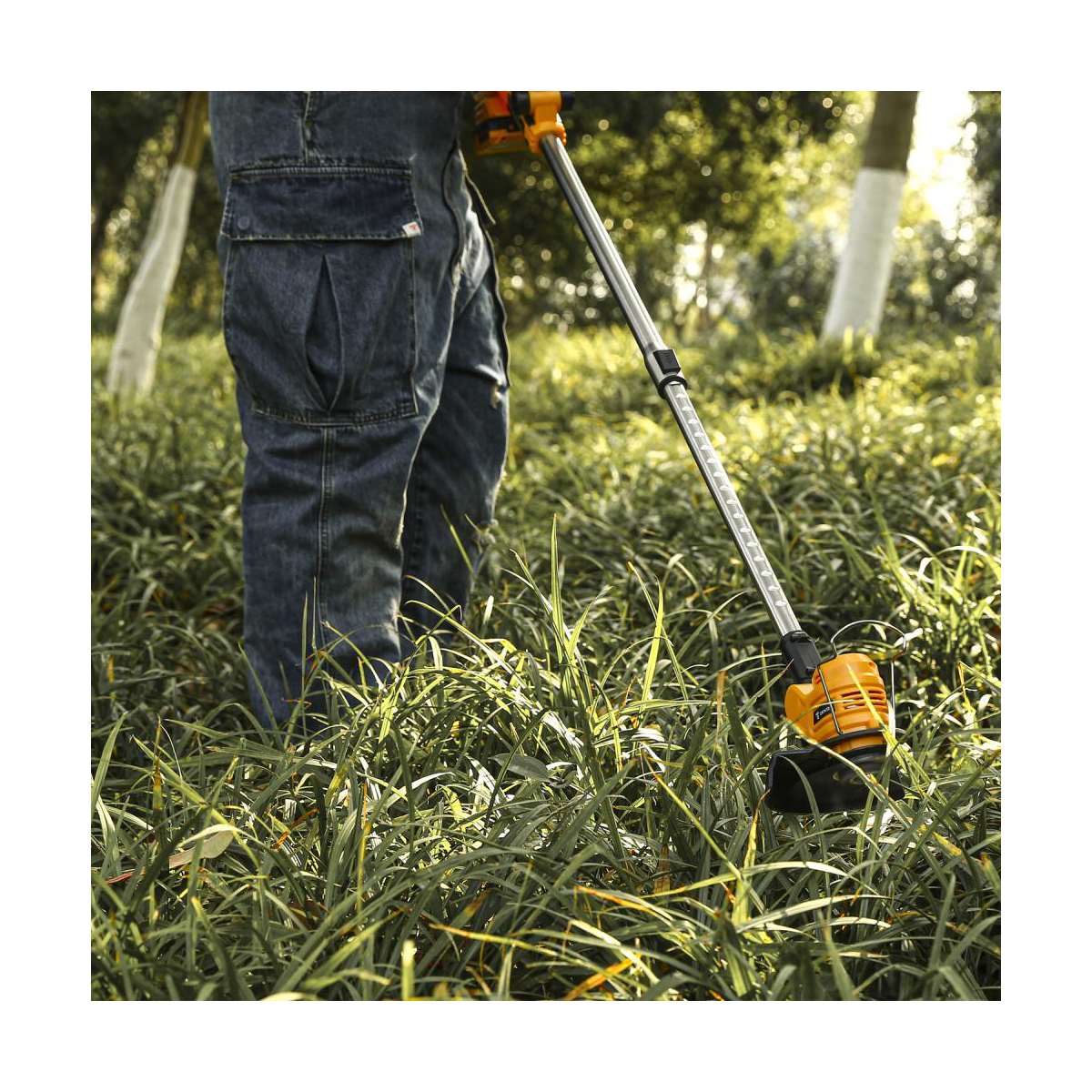 Триммер аккум. dktr12 (аккум. 2 шт.) (1) "deko" 063-4238