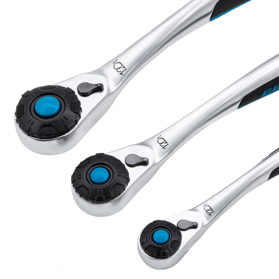 Набор инструментов 216 предметов, 120 зубьев, CrV 1/2", 3/8", 1/4" Gross (14157)