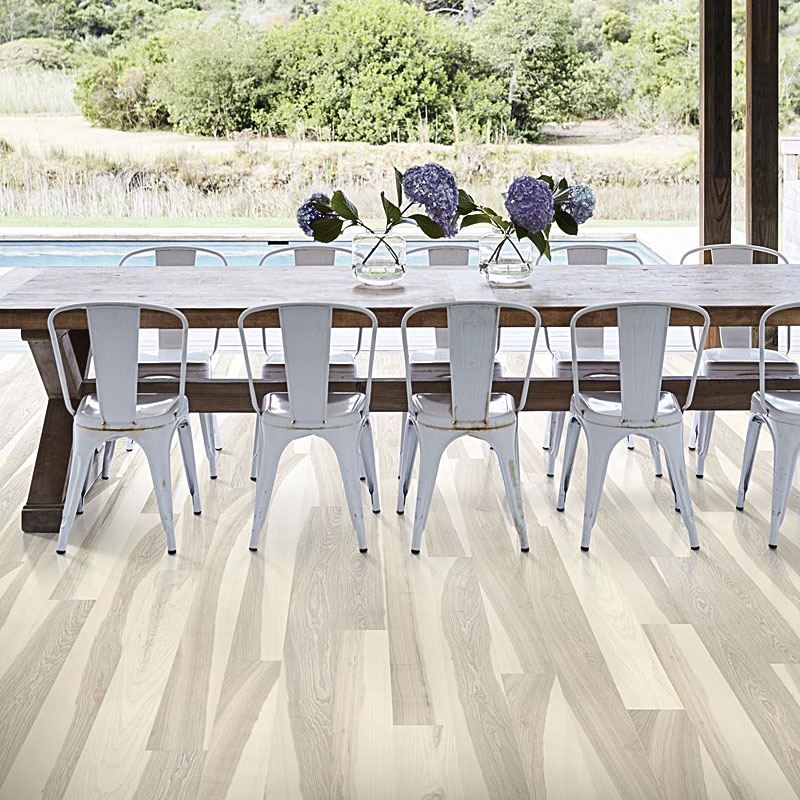 Паркетная доска Kahrs Original Коллекция Люкс Ясень Прилив ультраматовый лак однополосный ORIGINAL ASH FLOW 1S