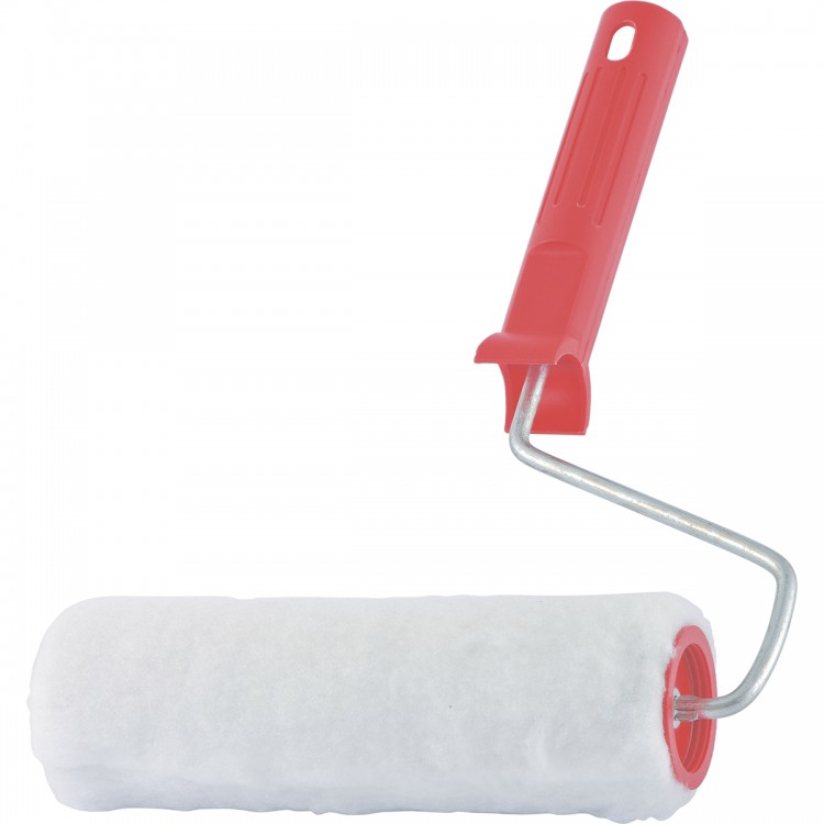 Валик "Искусственный мех", в сборе, 150 мм, D 48 мм, D ручки 6 мм, крепление шплинтом Сибртех (80152)