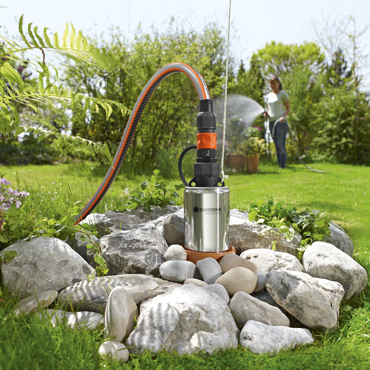 Насос скважинный 6000/5 inox (1) "gardena" 01492-20.000.00