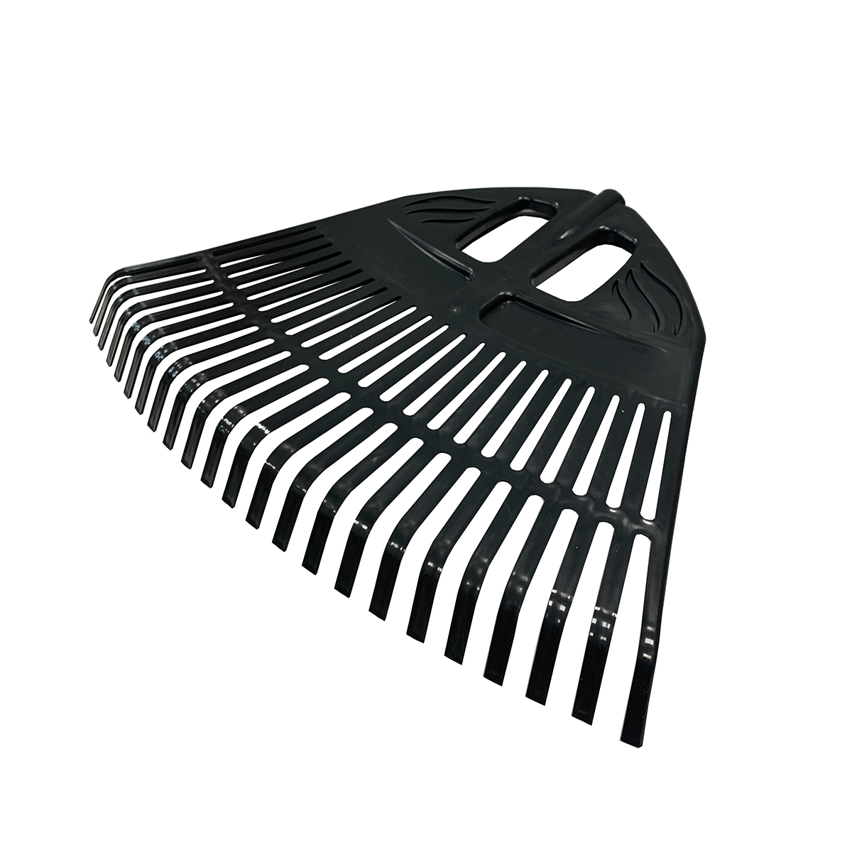 Грабли веерные пласт. 23 плоских зуба 500 мм "гардения" (черный) (1/20)