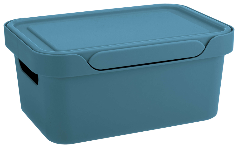 Ящик универс. с крышкой "luxe" 270*190*120 мм 4,6 л (1/12) "бытпласт"
