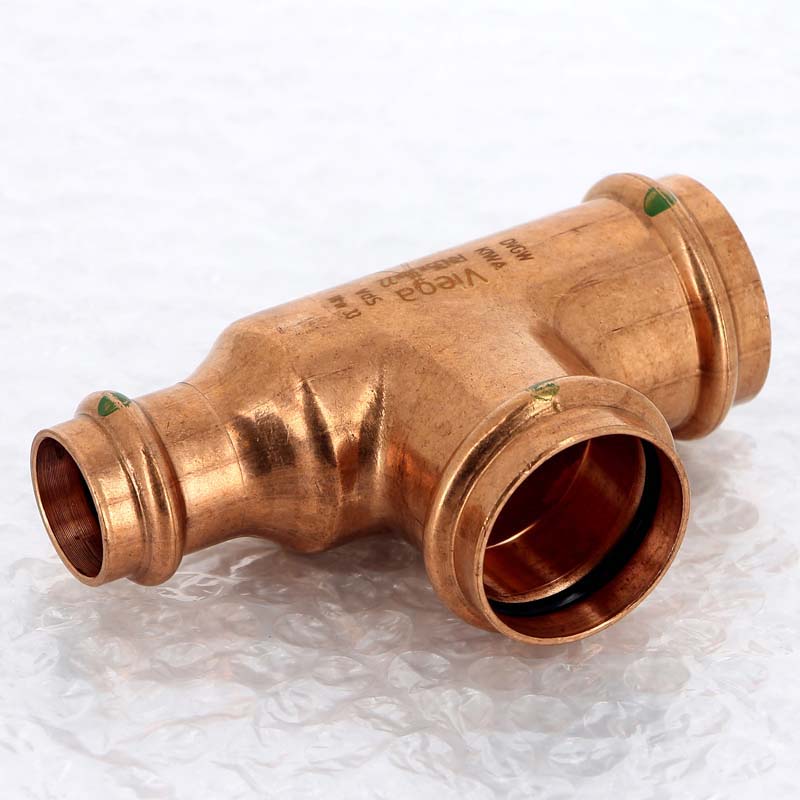 Тройник пресс медь Profipress G VIEGA 35 х 35 х 22