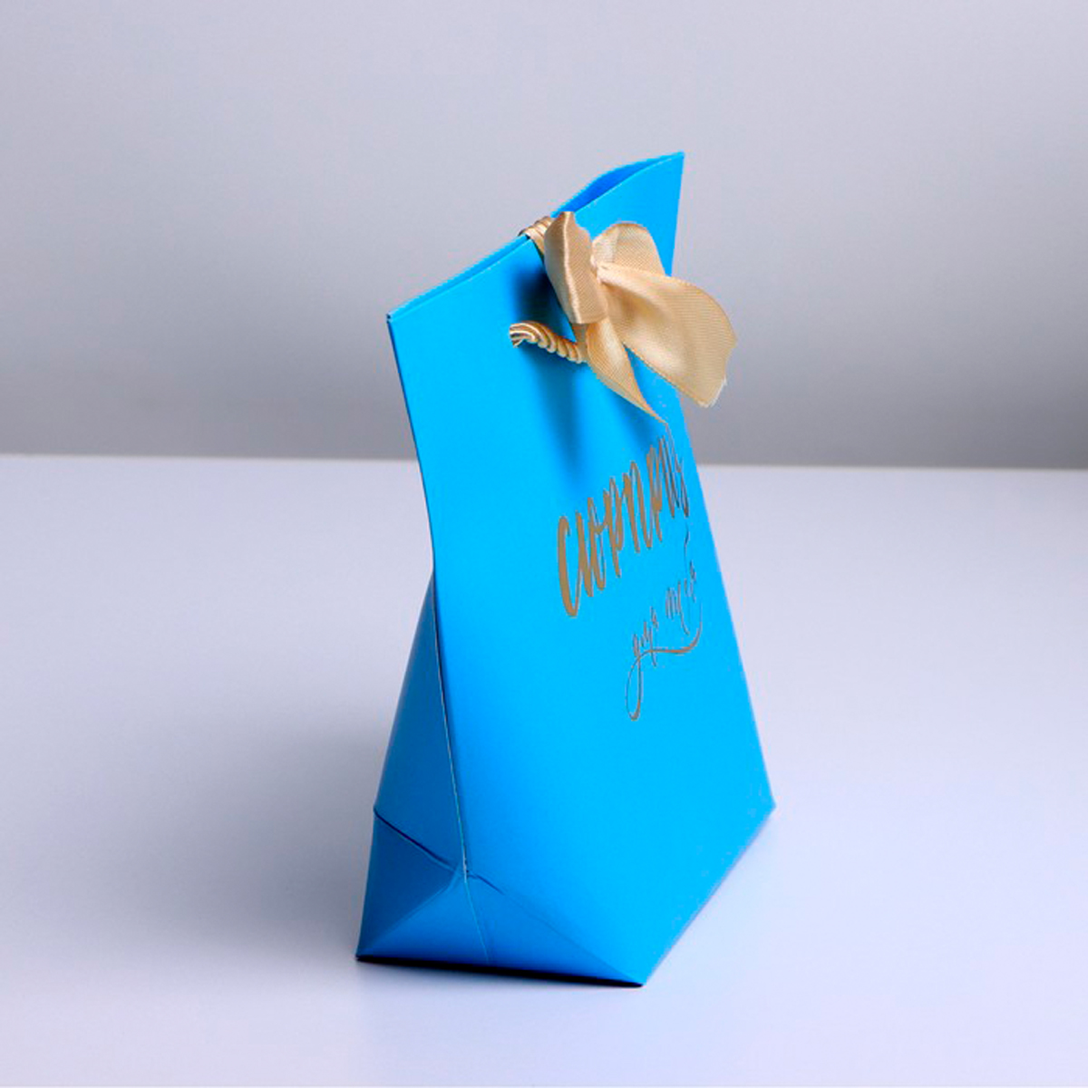 Пакет подарочный "сюрприз" 21*17*7 см (1/67) "дарите счастье" 7183890