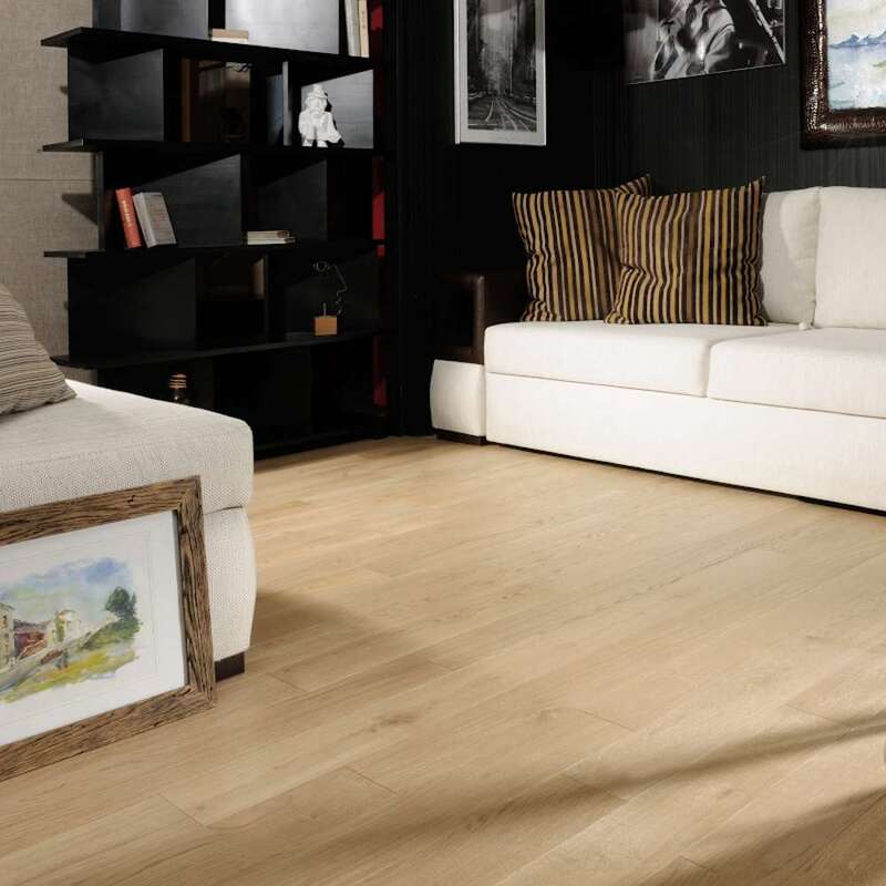 Паркетная доска Coswick Широкоформатная доска 3-х слойная T&G шип-паз 1135-7247 Пастель (Порода: Дуб)