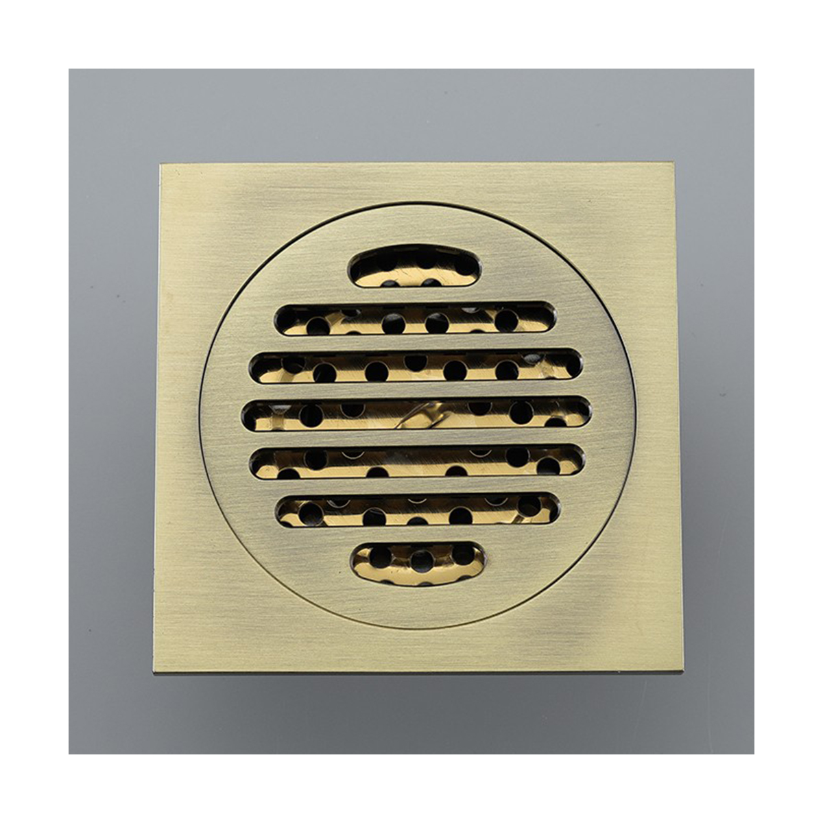 Трап для душа g81001-4 100*100 мм, бронза (1/40) "gappo"