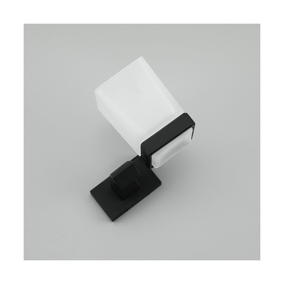 Стакан для ванной комнаты с держателем g0706-6, черный (1/20) "gappo"